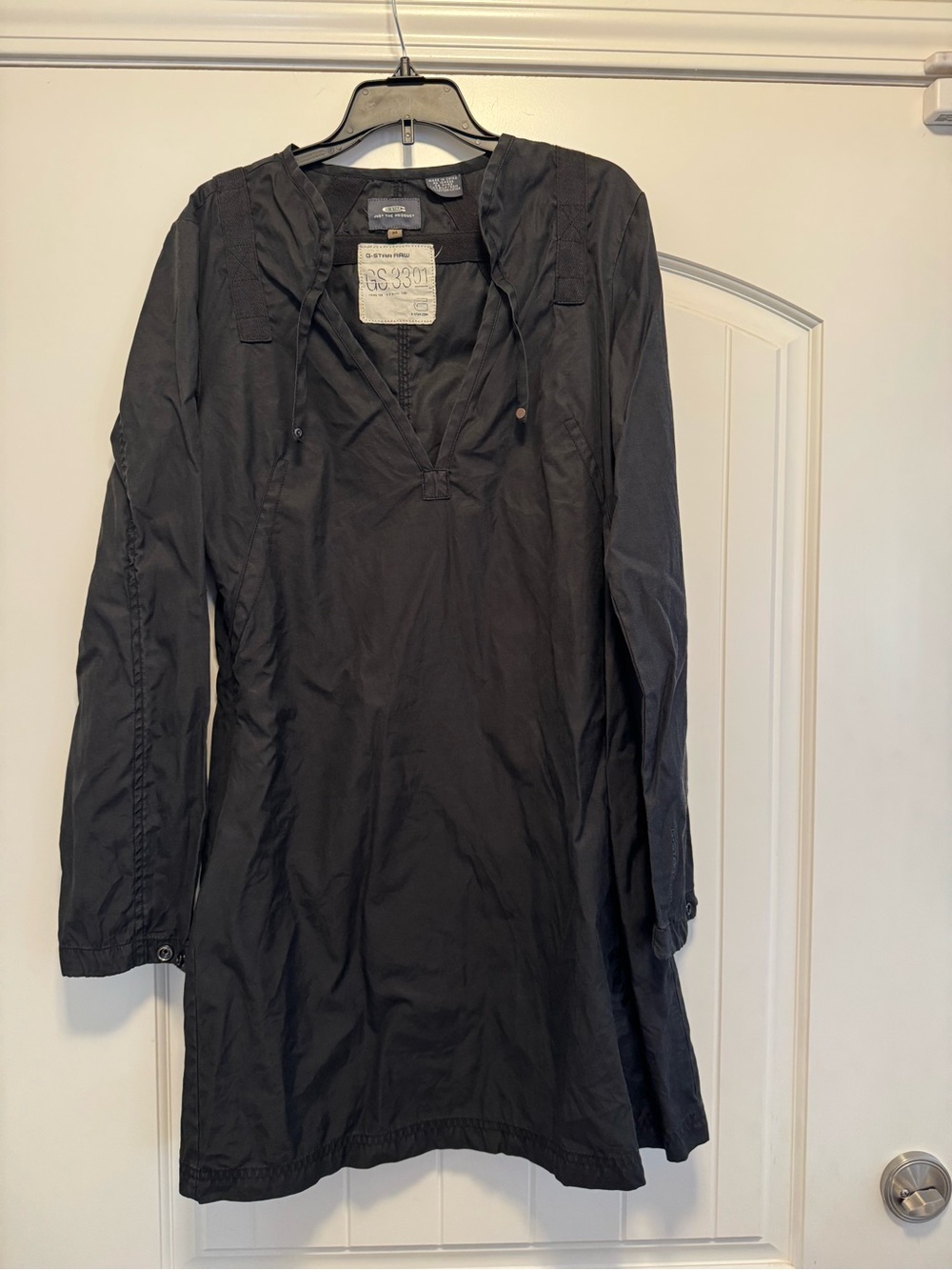 G-Star RAW GS 3301 Vintage Archive Gorpcore Silk Blend Dress Tunic Size M